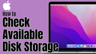 How to Check Available Disk Storage Space on Mac [upl. by Alaric]