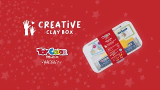 Come creare decorazioni di Natale fai da te  Creative clay box [upl. by Gusba]