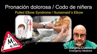 Pronación Dolorosa  Codo de Niñera  Nursemaid Elbow [upl. by Cottrell]