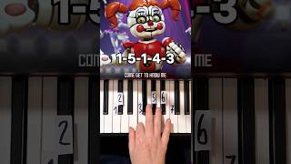 Join us for a Bite FNAF Piano Tutorial shorts [upl. by Dieterich476]