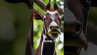 Discover the Amazing Okapi Natures Hidden Gem😱okapi wildlifeconservation [upl. by Helli]