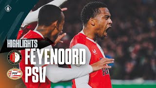 WE DID IT ❤️‍🔥  Highlights Feyenoord  PSV  TOTO KNVB Beker 20232024 [upl. by Nairred]