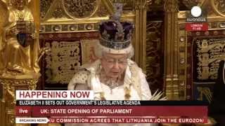 Queen Elizabeth II Speech to Parliament 2014 recorded live feed [upl. by Accem]