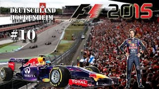 F1 Grand Prix Deutschland HOCKENHEIM Lets Play F1 2015 10 [upl. by Pooi]