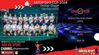 Mitutoyo Cup 2024 Group Stage 01 Game 01  SAM vs ACM [upl. by Parthen919]