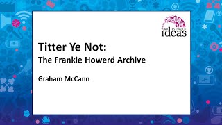 Titter Ye Not The Frankie Howerd Archive  Graham McCann [upl. by Notsyrb64]