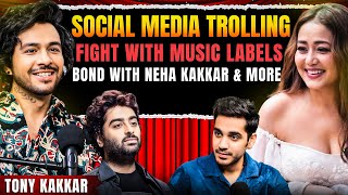 Tony Kakkar on Cringe songs😱Fight with music Label Bond with Neha Kakkar  Realhit [upl. by Nnael305]