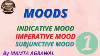 MOODS INDICATIVE MOOD  ENGLISH GRAMMAR By MAMTA AGRAWAL [upl. by Marabelle766]