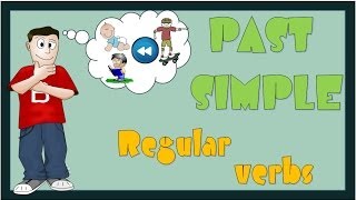 Past Simple Form  Regular verbs English Language [upl. by Swanhilda852]