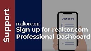 How to sign up for your realtorcom professional dashboard [upl. by Esadnac61]