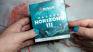 MTG Modern Horizons 3 Its here and were Crackin a prerelease kit [upl. by Kcirrem]