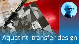 INTAGLIO PROCESS how to transfer drawing to hard ground [upl. by Christen]