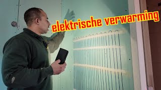 Elektrische vloerverwarming aanleggen Tiny House Alma Techniek [upl. by Alinoel]