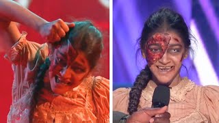 Indian Contortionist Girl Arshiya Sharma SHOCKS The Judges With Her Horror Doll Performance [upl. by Arodal]