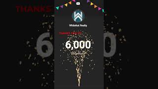 WhiteHat Realty just hit 6000 subscribers on YouTube [upl. by Nanah460]