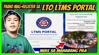 PAANO MAG REGISTER SA LTO PORTAL 2024  LTO PORTAL REGISTRATION [upl. by Cohleen454]