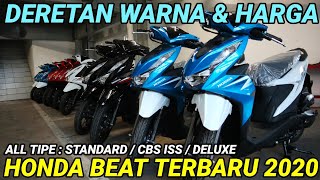 HONDA BEAT 2020  PILIHAN WARNA amp HARGA [upl. by Ltsyrk]