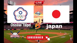 中國台北 vs 日本 WBSC 超級12強棒球賽現場直播 [upl. by Hughmanick917]