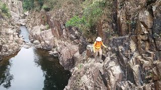 旱季中的四疊潭雙鹿石澗 Sheung Luk Stream in Dry Season [upl. by Dacia]