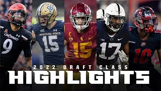 Highlights of the full Atlanta Falcons 2022 NFL Draft class [upl. by Yenot291]