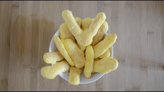 Lady fingers  Savoiardi  quick recipe ENGLISH [upl. by Kehsihba]