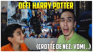 DÉFI AVEC MOMO  BONBONS HARRY POTTER  CROTTES DE NEZ VOMI [upl. by Clorinda]