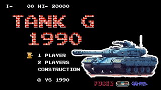 Tank G 1990 Stage 112 1 Player 2256 Famicom NES Speedrun retro [upl. by Adnaral]