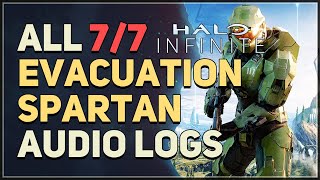 All 7 Evacuation Spartan Audio Logs Halo Infinite [upl. by Goldner]