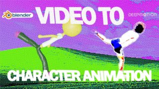 HOW TO MAKE CHARACTER ANIMATION FROM VIDEO IN BLENDER [upl. by Akenor126]