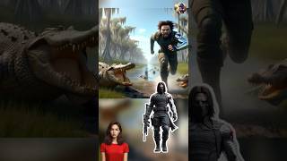 Super hero chased by crocodile Part 2 marvel superhero DC shorts NMKHero [upl. by Bristow855]