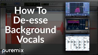 Vocals Mixing  How To Use A Deesser On Lead amp Background Vocal [upl. by Annaitsirk561]