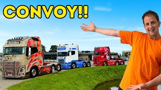 CONVOY TO TRUCKSTAR ASSEN  THE BEST TRUCKSHOW IN EUROPE  PT1  truckertim [upl. by Kingsbury137]