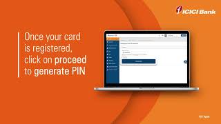 How to generate Debit Card PIN using ICICI Bank Corporate Internet Banking [upl. by Alo]