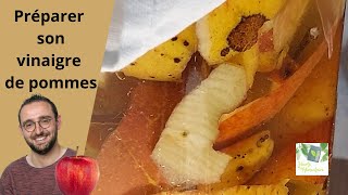 Comment faire son vinaigre de pommes maison partie 1 [upl. by Darbee]