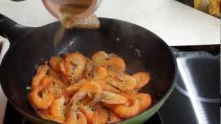 😋 ♡ Shrimps  pasta simple and good Recipe Kozice  testenine [upl. by Barbee]