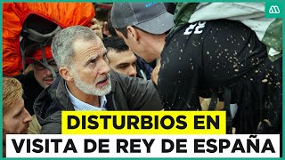 EN VIVO  Disturbios en visita de Rey de España en zona afectada por temporal DANA [upl. by Nodyl]