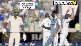 FRUSTRATED 🥴 Proteas  Ashwin vs Tailenders  Cricket 24 [upl. by Danya]