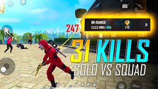 Br Rank 31 kills SoLo Vs Squab FreeFire Murshad player 😎😎 [upl. by Rebmit791]