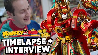 LEGO Monkie Kid Warrior Mech Set Designer Interview 80012 [upl. by Anelrac]