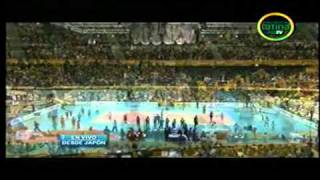 Peru 1 vs Japon 3  Mundial de Voley 2010 Set I 12 [upl. by Gala731]