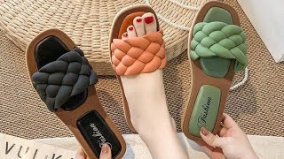 New Style Slippers Womens😘 subscribe trending slipperstyle 🤩 [upl. by Smaoht356]