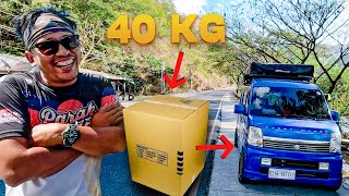 HUGE BOX for CAMPER VAN UPGRADE  VanLife Road trip [upl. by Pietrek]