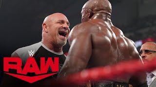 Goldberg emerges to confront Bobby Lashley Raw July 19 2021 [upl. by Hyacintha]