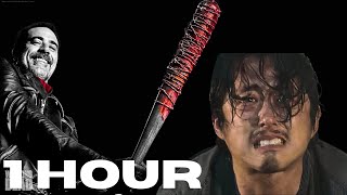 NEGAN BASHES GLENN The Walking Dead 1 HOUR LOOP [upl. by Augustin]