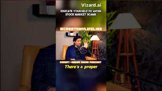 Educate Yourself To Avoid Stock Market Scams podcast shortsviral motivation stockmarket youtube [upl. by Paugh]