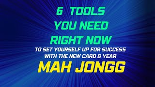 How to Win at Mahjong 2023 Card 🌟 6 MAH JONGG tools you need right NOW tools mahjong successful [upl. by Graham]