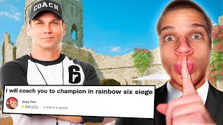 I Hired a R6 Coach on Fiverr Then Challenged Him to a 1v1 [upl. by Mikaela414]