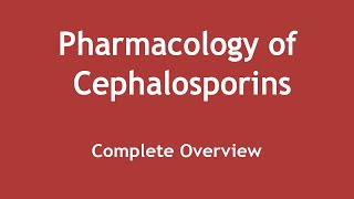 Pharmacology of Cephalosporins Complete Overview ENGLISH  Dr Shikha Parmar [upl. by Aiahc]