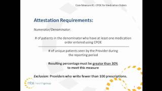 Part 1 Meaningful Use Core Measures 1 and 2  Allscripts Enterprise EHR [upl. by Jeromy]