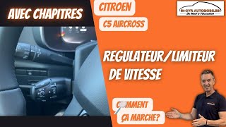 Citroen C5 Aircross RégulateurLimiteur de vitesse [upl. by Anihtyc414]